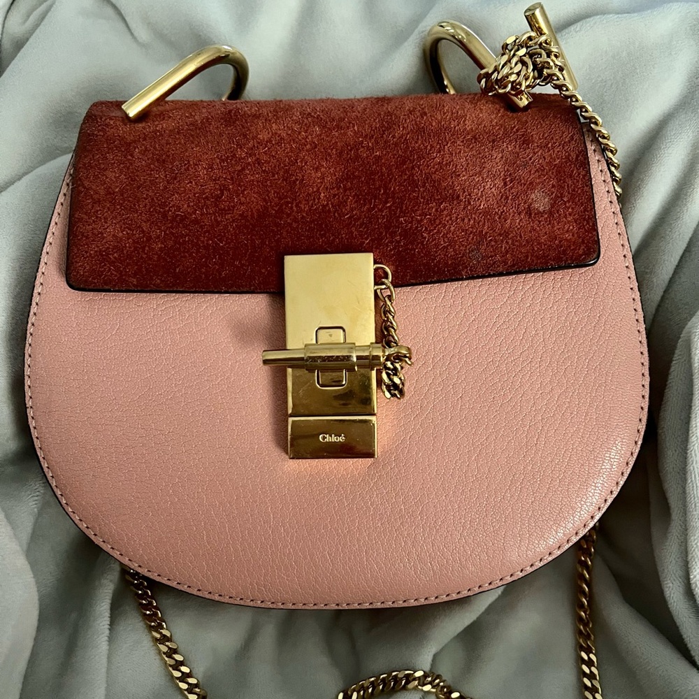 Chloe Small Drew (suede and leather)